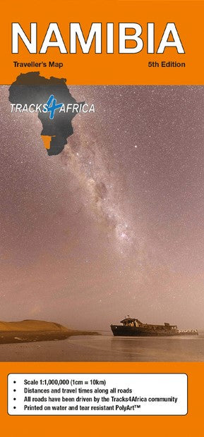 Namibia Traveller's Map 1:1 Mio.