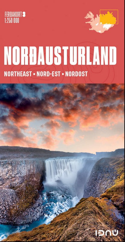 Nordausturland 1:250.000 - Island 03 Ferdakort 2025