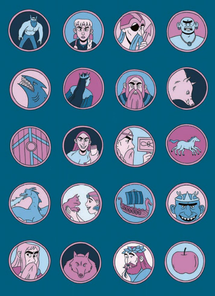 Nordische Mythen - Lustiger Comicspaß für Kinder