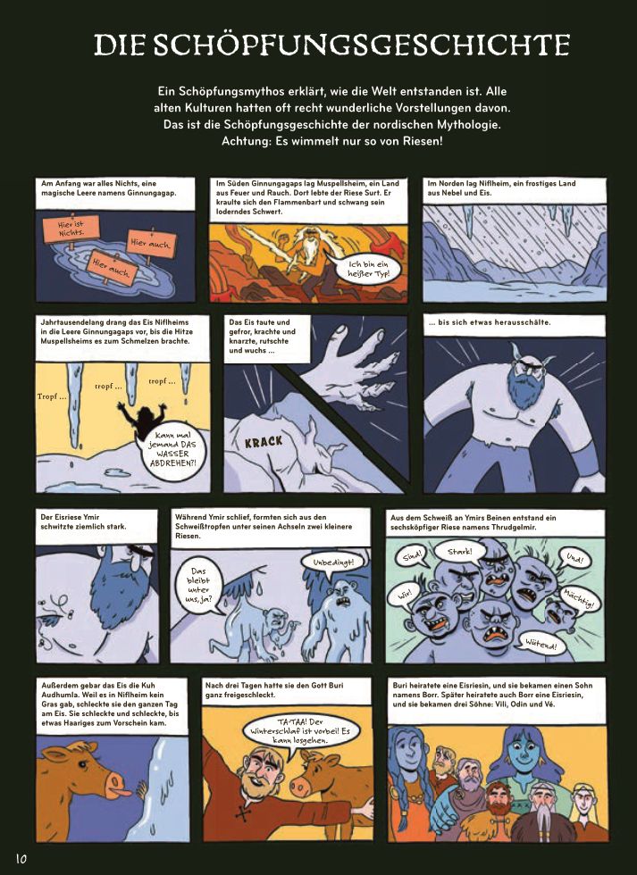 Nordische Mythen - Lustiger Comicspaß für Kinder