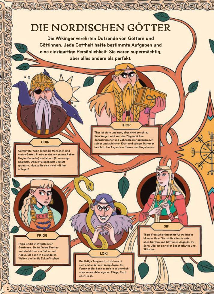 Nordische Mythen - Lustiger Comicspaß für Kinder