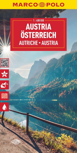 Österreich 1:400.000 - Marco Polo Länderkarte