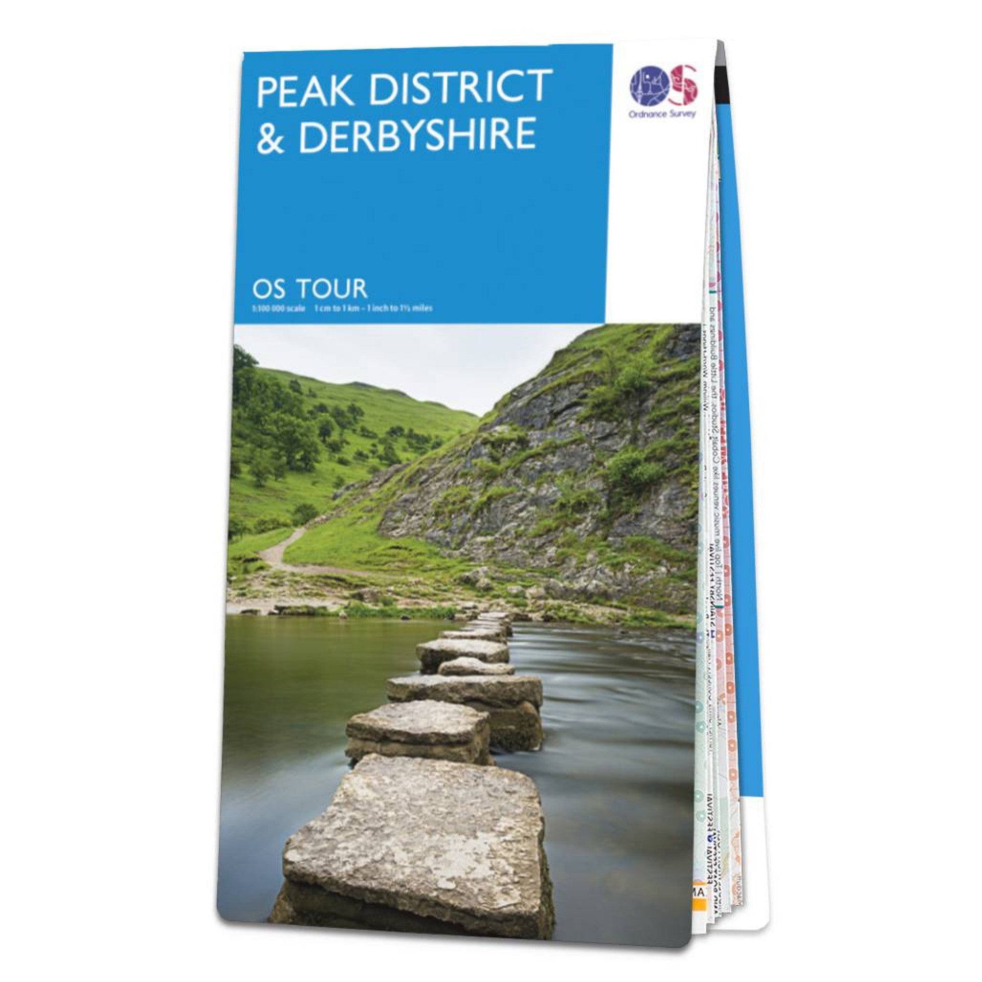 Peak District & Derbyshire 1:100.000 - Touristische Straßenkarte