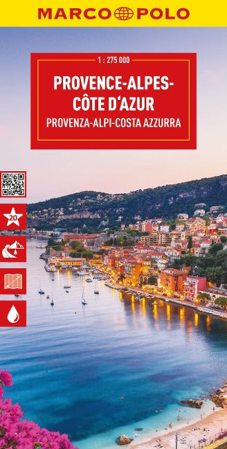 Provence-Alpes-Côte d'Azur 1:275.000 - Marco Polo Straßenkarte
