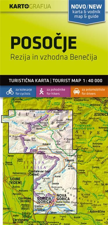 Posočje 1:40.000 - touristische Karte