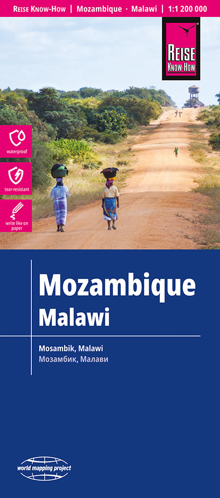 Mosambik, Malawi 1 : 1.2 Mio. - Reise Know How