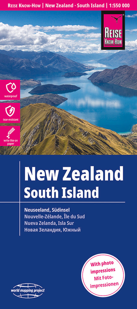 Neuseeland, Südinsel (1:550.000) - Reise know-how