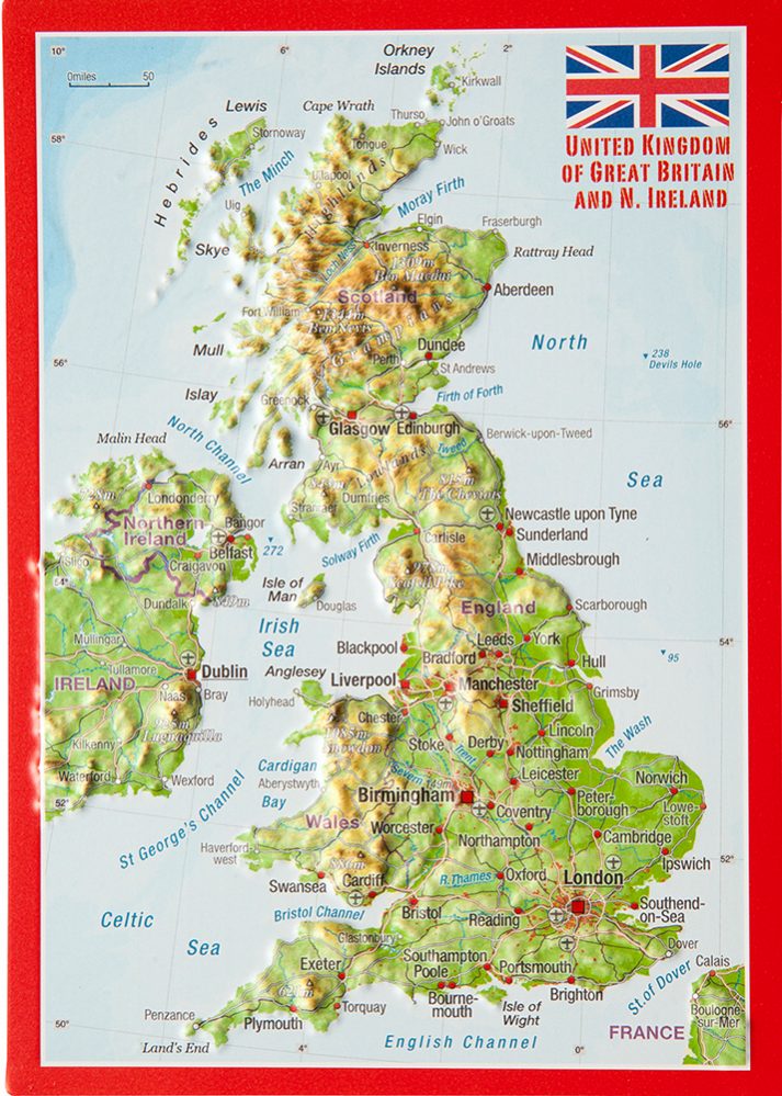 Reliefpostkarten - DIVERSE