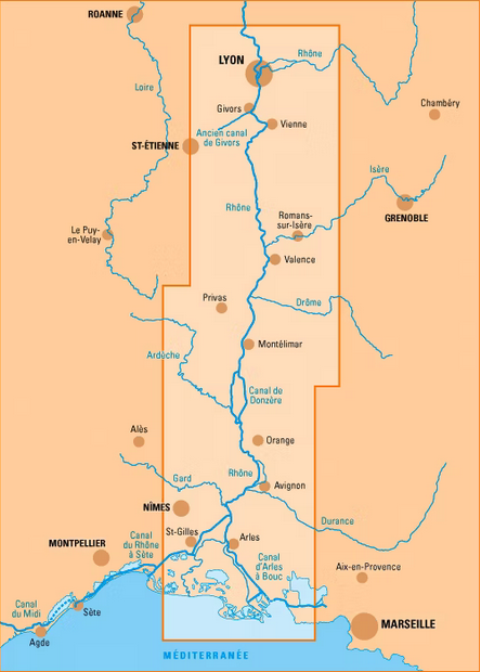 Le Rhône - Kanalführer