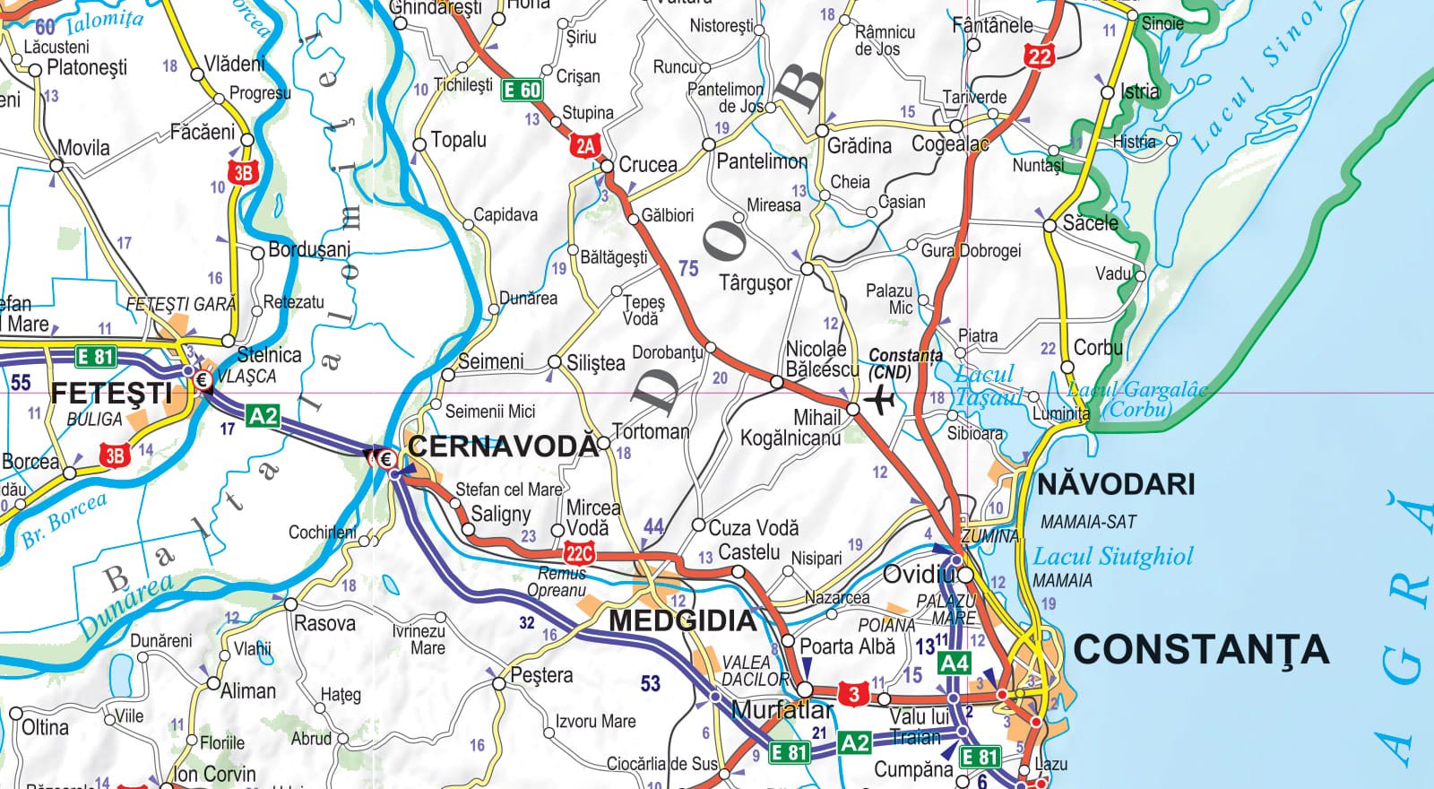 Rumänien 1:800.000 - MoTourMaps - Motorradkarte