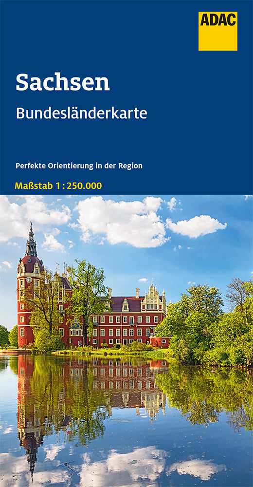 Sachsen 1:250.000 - ADAC Bundesländerkarte