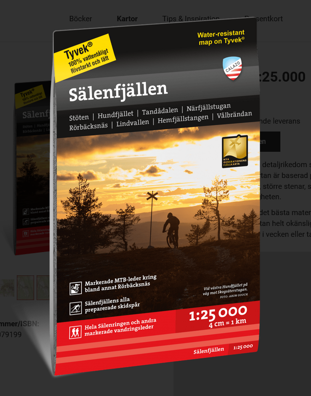 Sälenfjällen 1:25.000