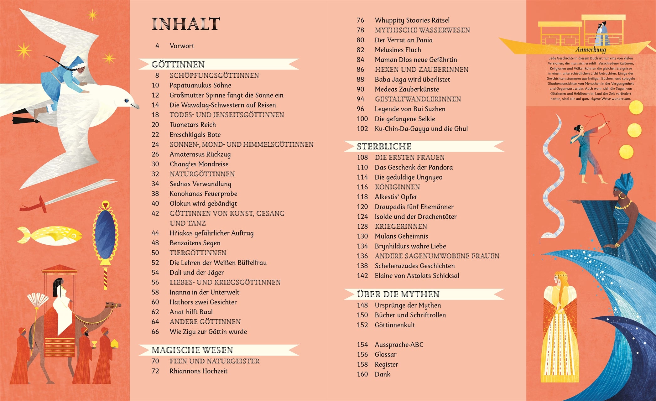 Sagenhafte Frauen - Von mutigen Kriegerinnen, magischen Wesen und mächtigen Göttinnen