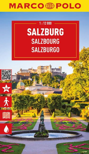 Salzburg 1:12.000 -  Marco Polo Stadtplan