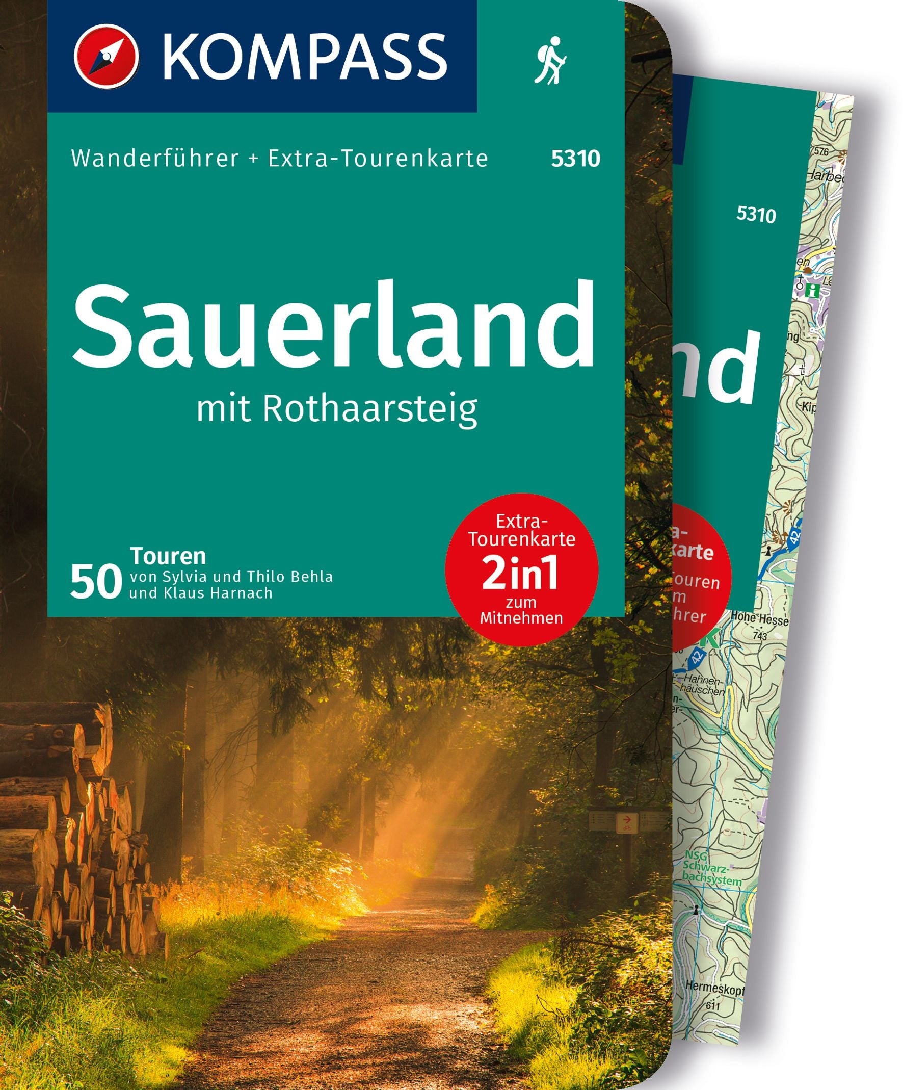 Sauerland mit Rothaarsteig - KOMPASS Wanderführer