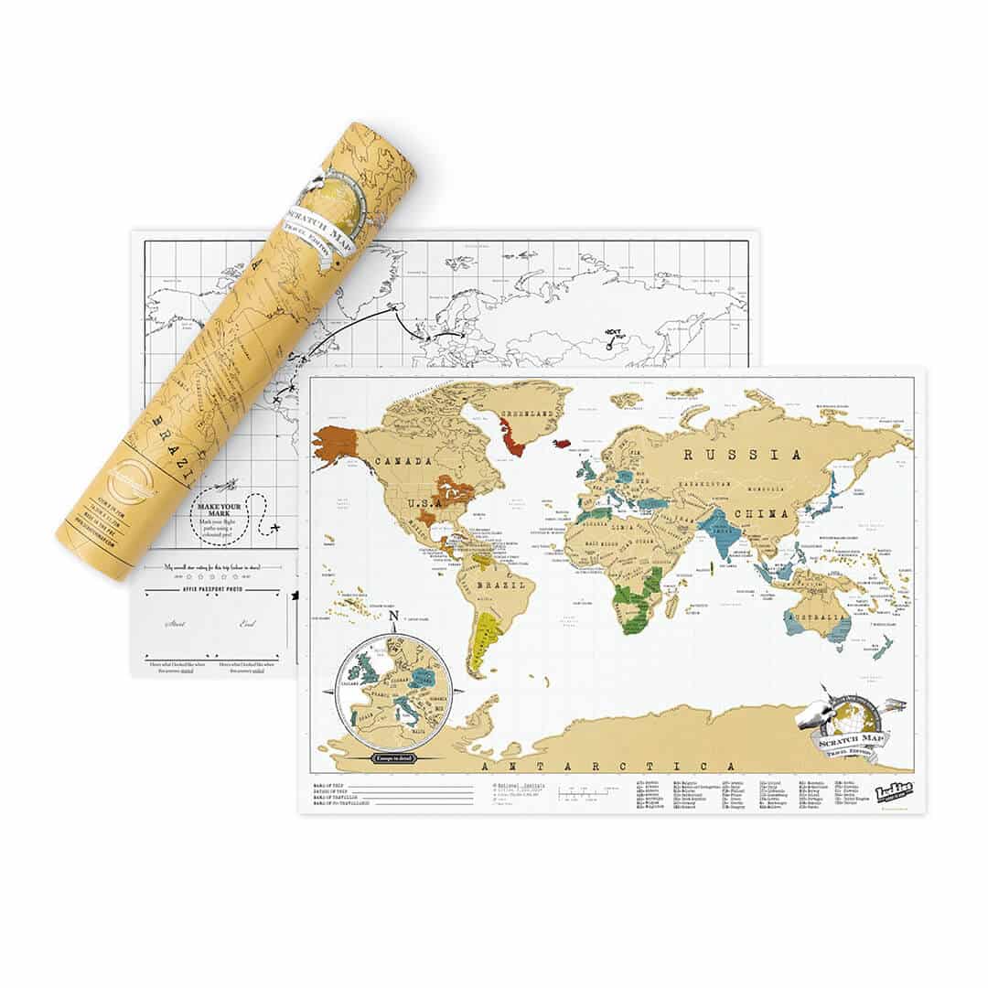 Luckies World Scratch Map - Globetrotter Edition