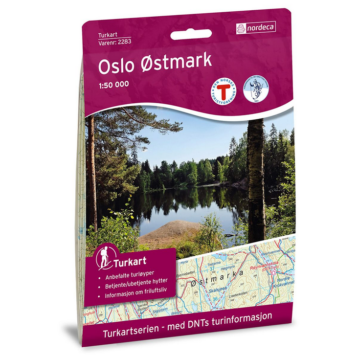 Oslo Østmark 1:50.000 - Turkart