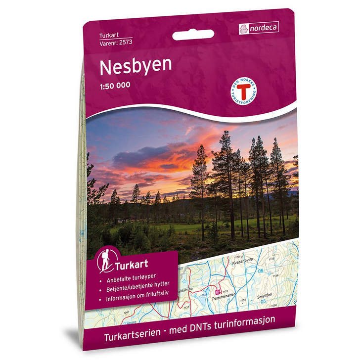 Nesbyen 1:50.000 - Turkart