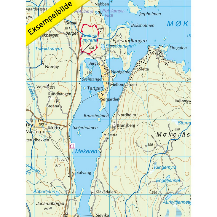 Finnskogen Sør 1:50.000 - Turkart