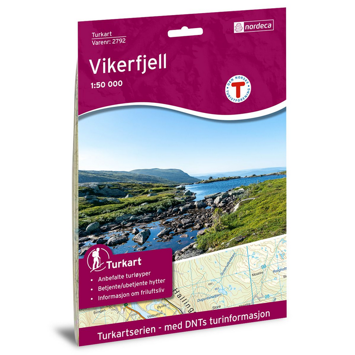 Vikerfjell 1:50.000 - Turkart