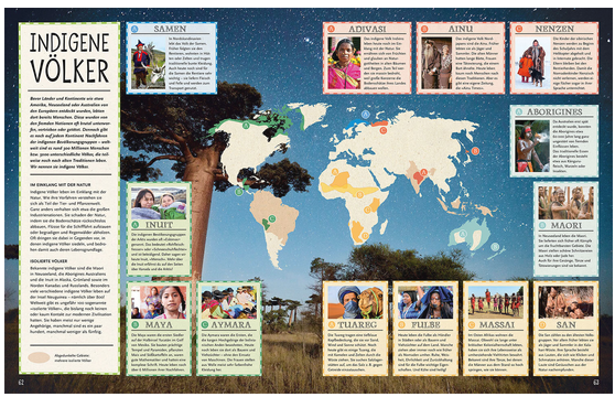 Der Weltatlas mit herausnehmbarer Welt- und Europakarte zum Wenden - für Kinder