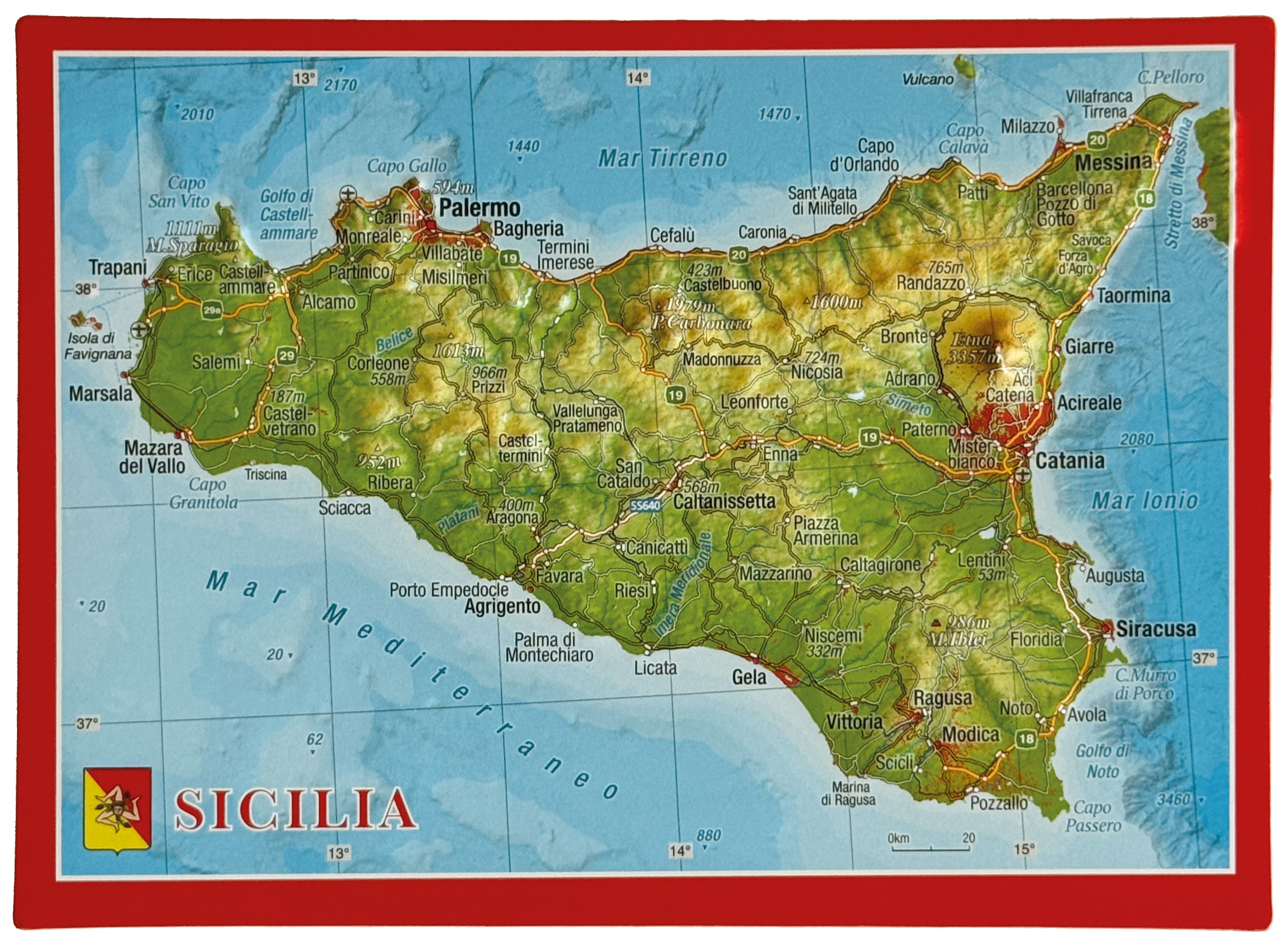 Reliefpostkarten - DIVERSE