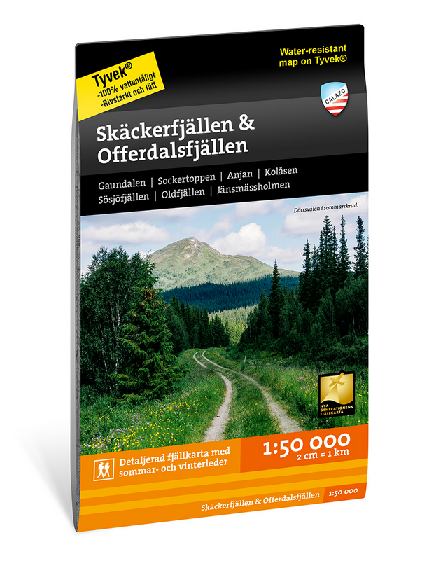 Skäckerfjällen & Offerdalsfjällen 1:50.000