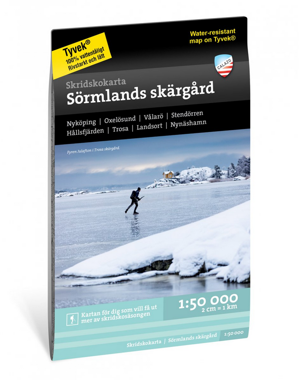 Skridskokarta Stockholms skärgård - norra 1:50.000