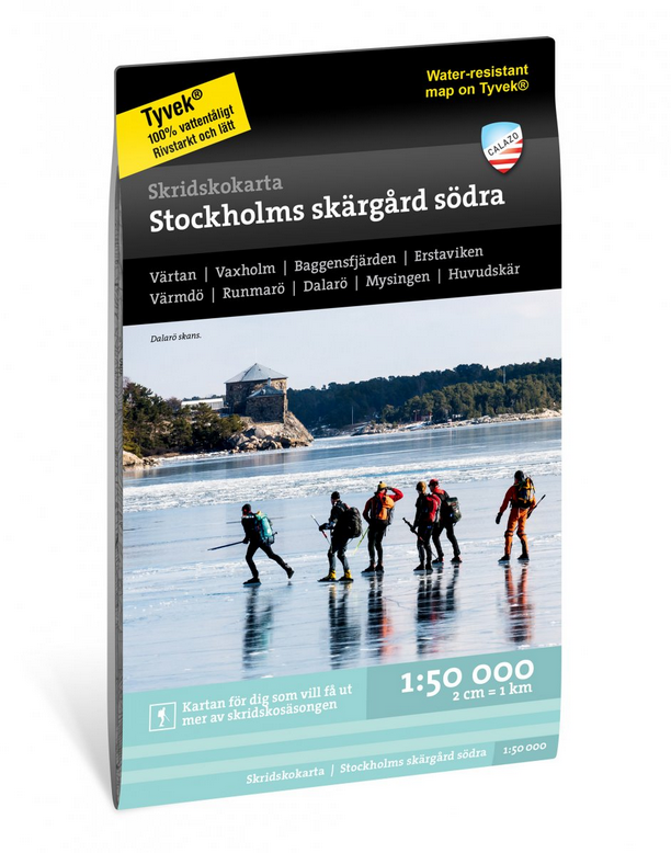 Skridskokarta Stockholms skärgård - södra 1:50.000