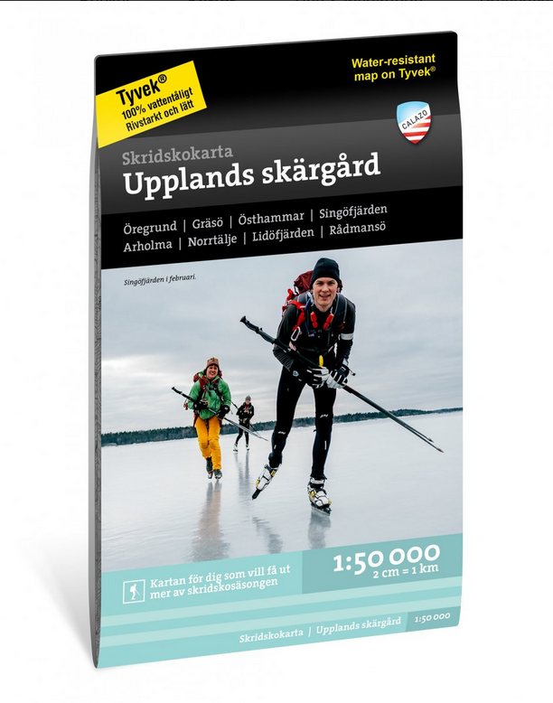 Skridskokarta Upplands skärgård 1:50.000