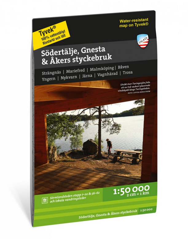 Södertälje Gnesta Åkers styckebruk 1:50 000