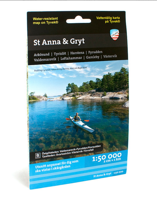 St Anna & Gryts skärgårdar 1:50 000