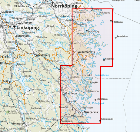 St Anna & Gryts skärgårdar 1:50 000
