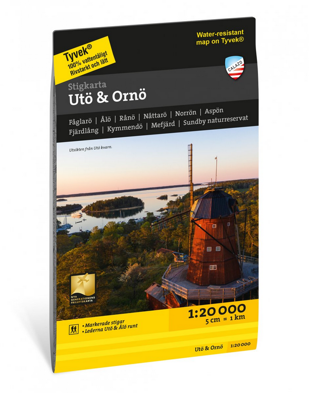Stigkarta Utö & Ornö 1:20 000