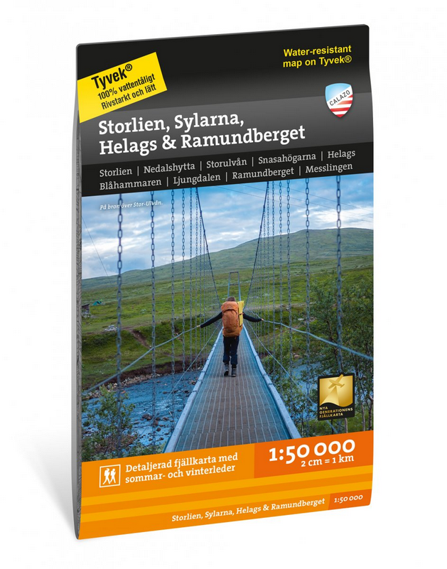 Storlien, Sylarna, Helags & Ramundberget 1:50 000