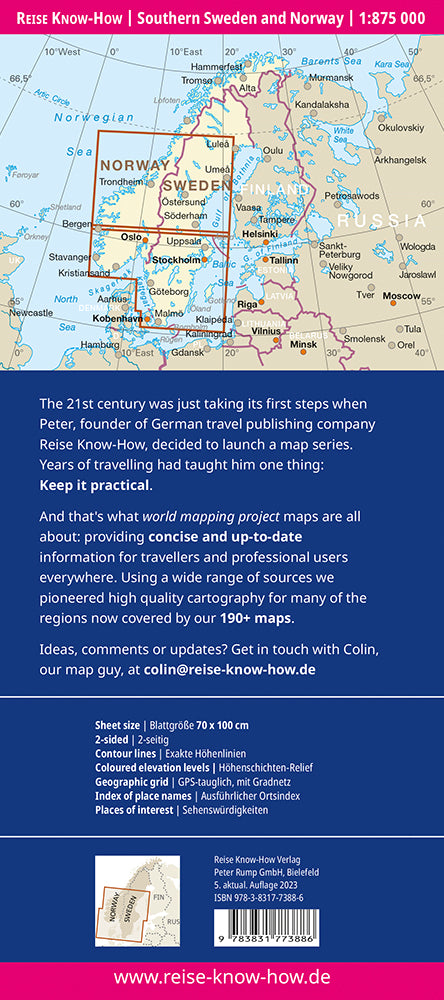 Südschweden, Südnorwegen 1:875.000 - Reise Know How