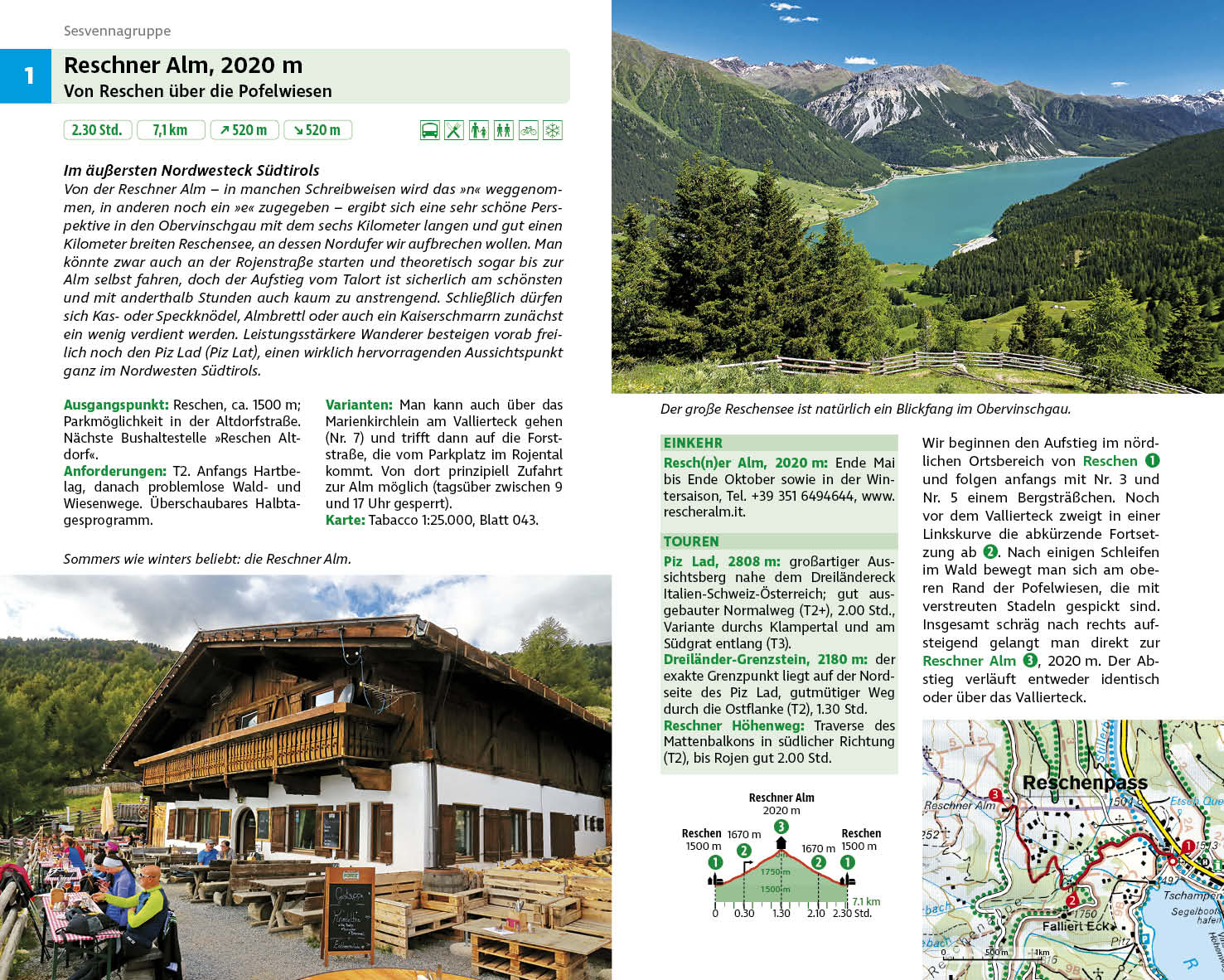 Alm- und Hüttenwanderungen Südtirol West - Rother