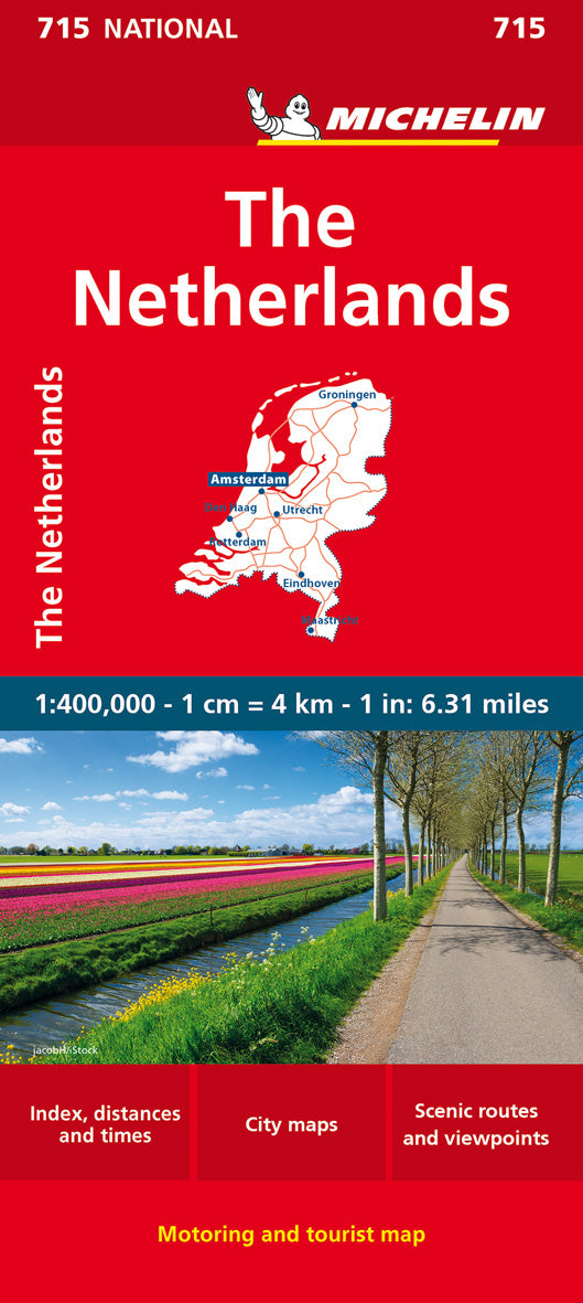 Niederlande 715 1:400.000 - Michelin