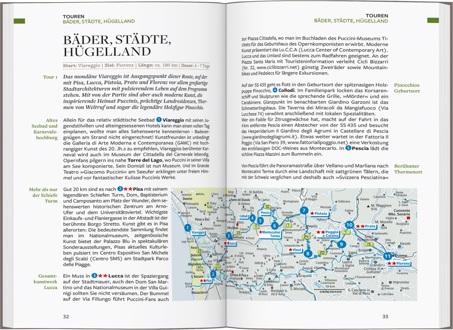 Toskana - Baedeker Reiseführer