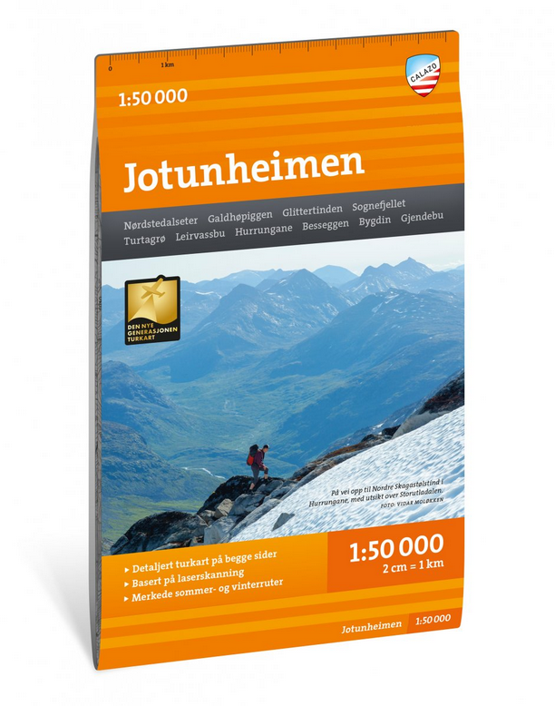 Turkart Jotunheimen 1:50.000