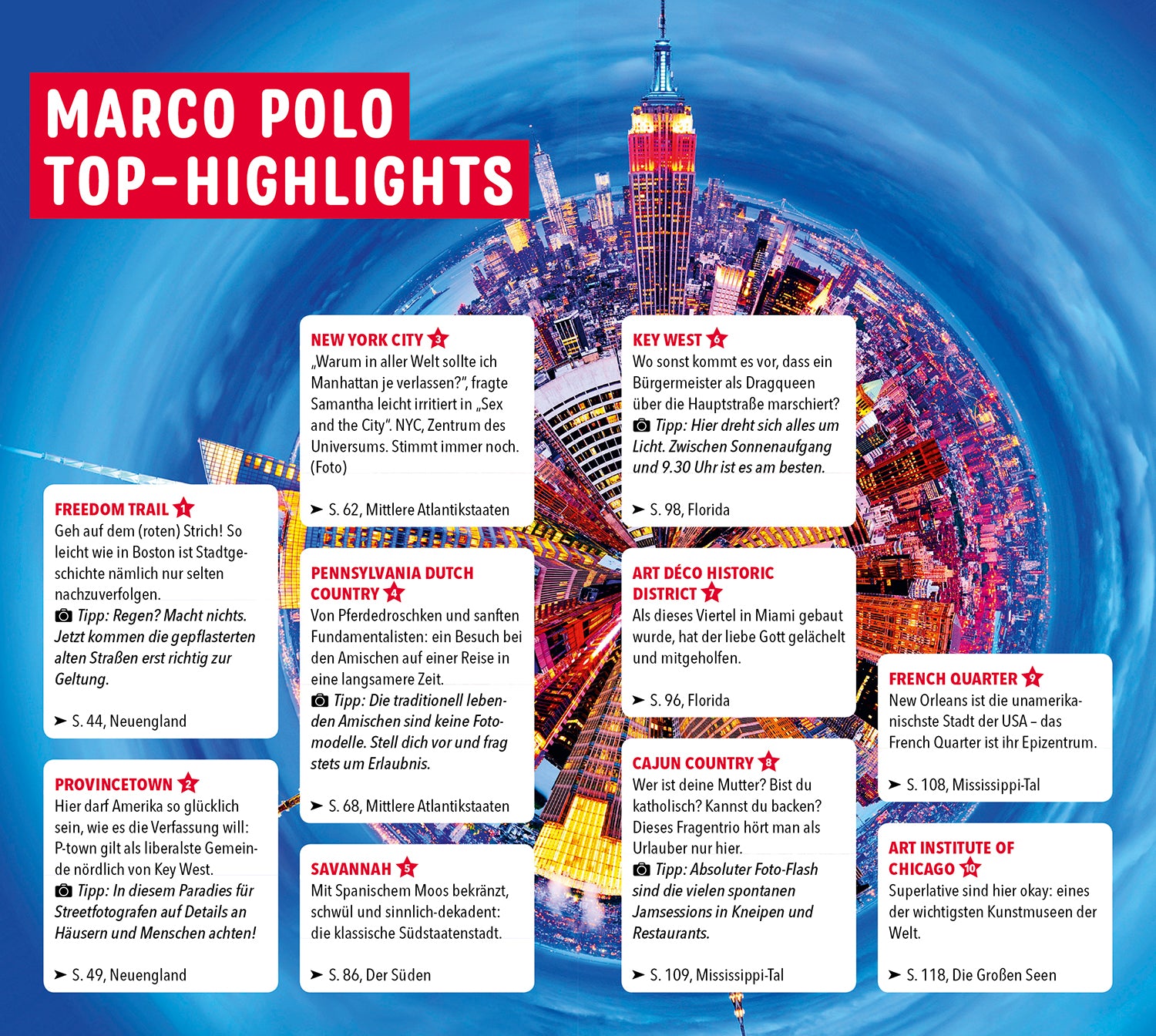 USA Ost - MARCO POLO Reiseführer