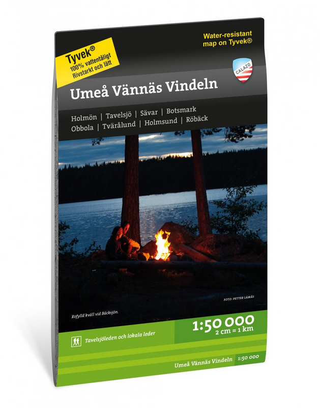 Umeå Vännäs Vindeln 1:50 000