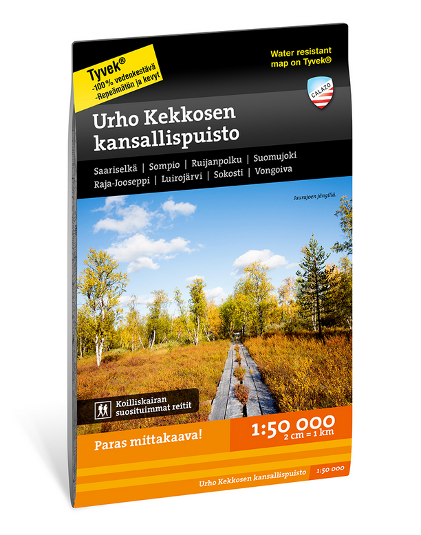 Urho Kekkosen kansallispuisto 1:50.000