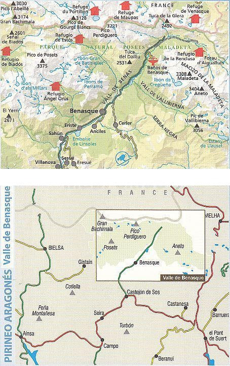 Valle de Benasque 1:30.000 - Editorial Alpina Map
