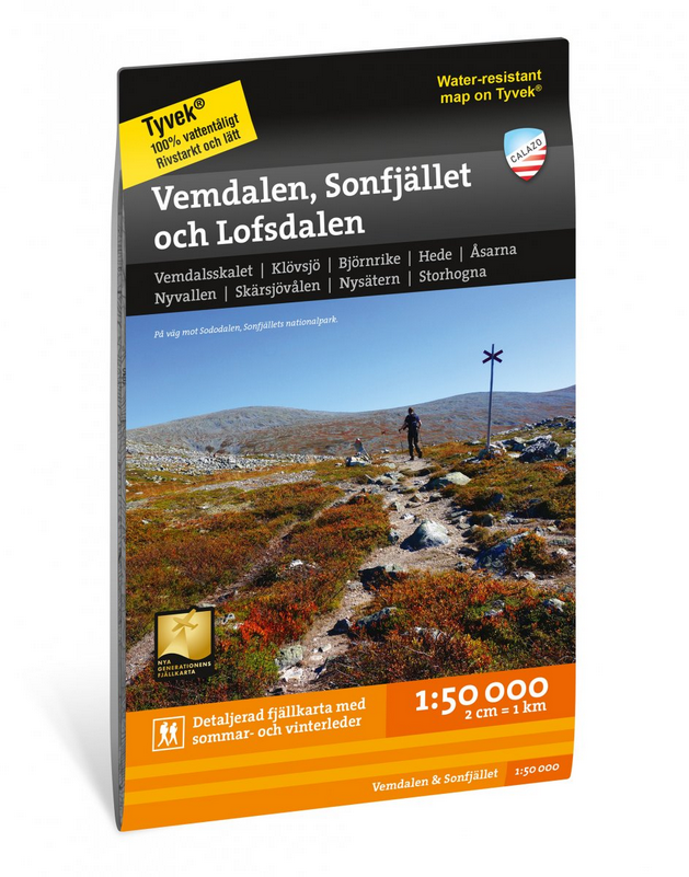 Vemdalen, Sonfjället & Lofsdalen 1:50.000
