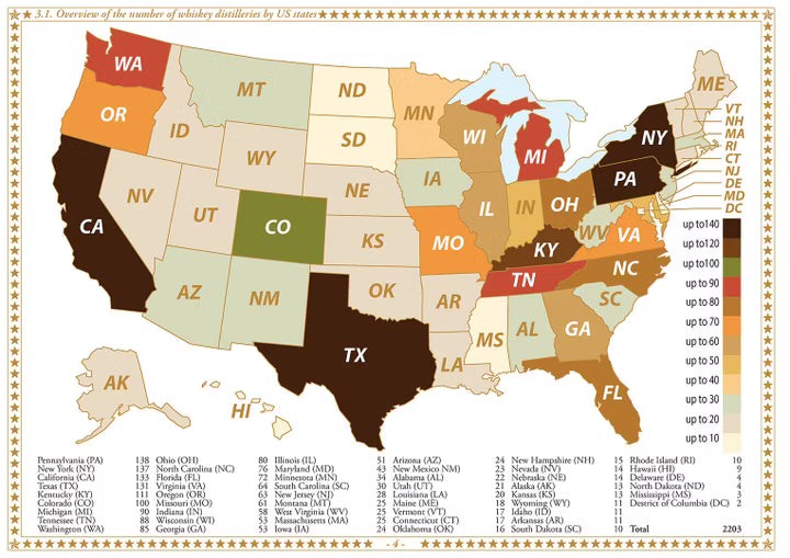 Whisk(e)y Atlas Nordamerika 2025 - Alba-Collection