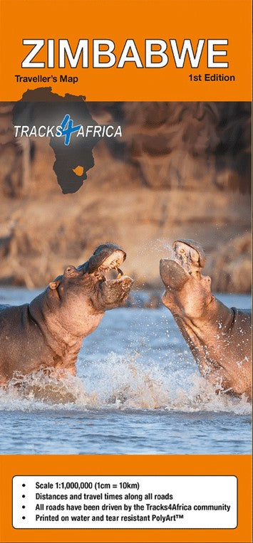 Zimbabwe Traveller's Map 1:1 Mio.