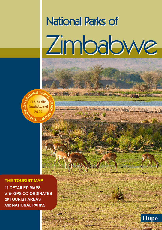 National Parks of Zimbabwe - Straßenkarte