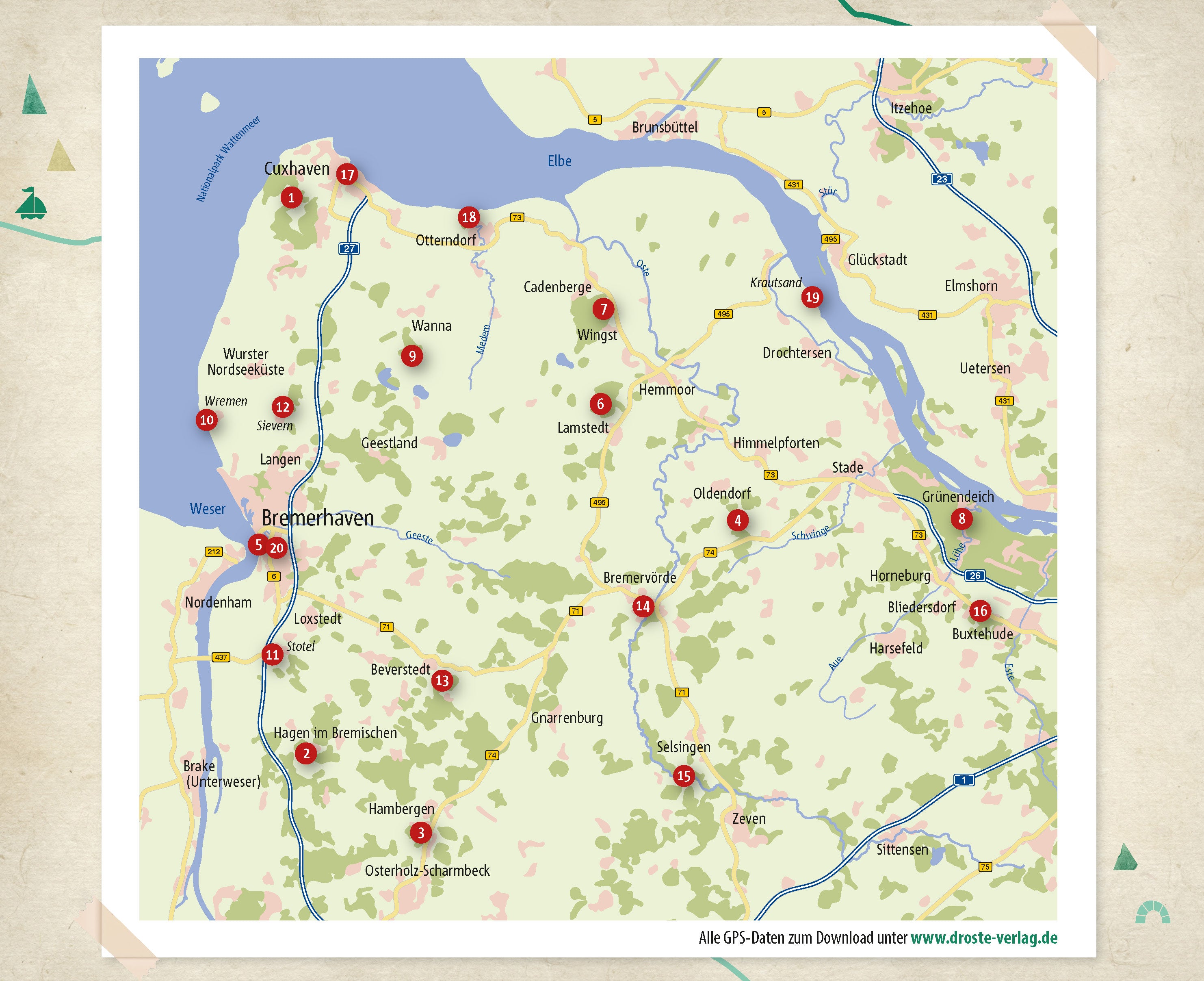 Zwischen Elbe und Weser. Wandern für die Seele