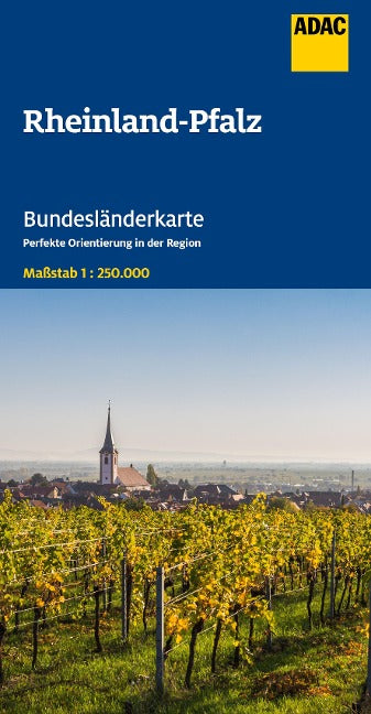 Rheinland-Pfalz und Saarland 1:250.000 - ADAC Bundesländerkarte